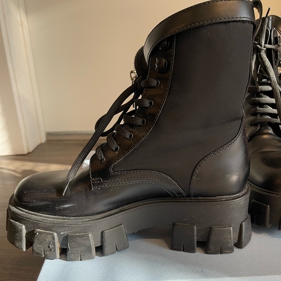 Prada Monolith Boots with Pouch - Picture 10 of 11